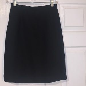 Black Petite Sophisticate Skirt